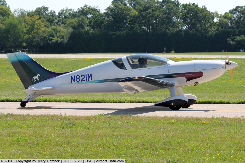 N821M, 1995 Aero Designs Pulsar XP C/N 298, At 2011 Oshkosh
