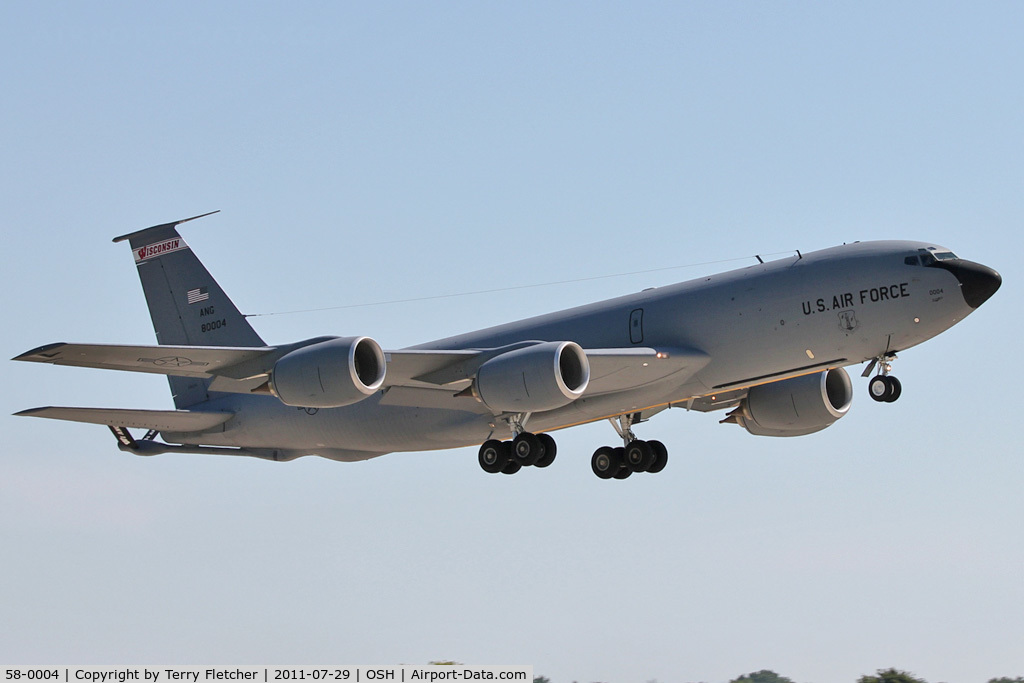 58-0004, 1958 Boeing KC-135R Stratotanker C/N 17749, At 2011 Oshkosh