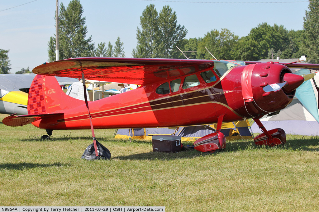 N9854A, 1952 Cessna 190 C/N 7547, At 2011 Oshkosh