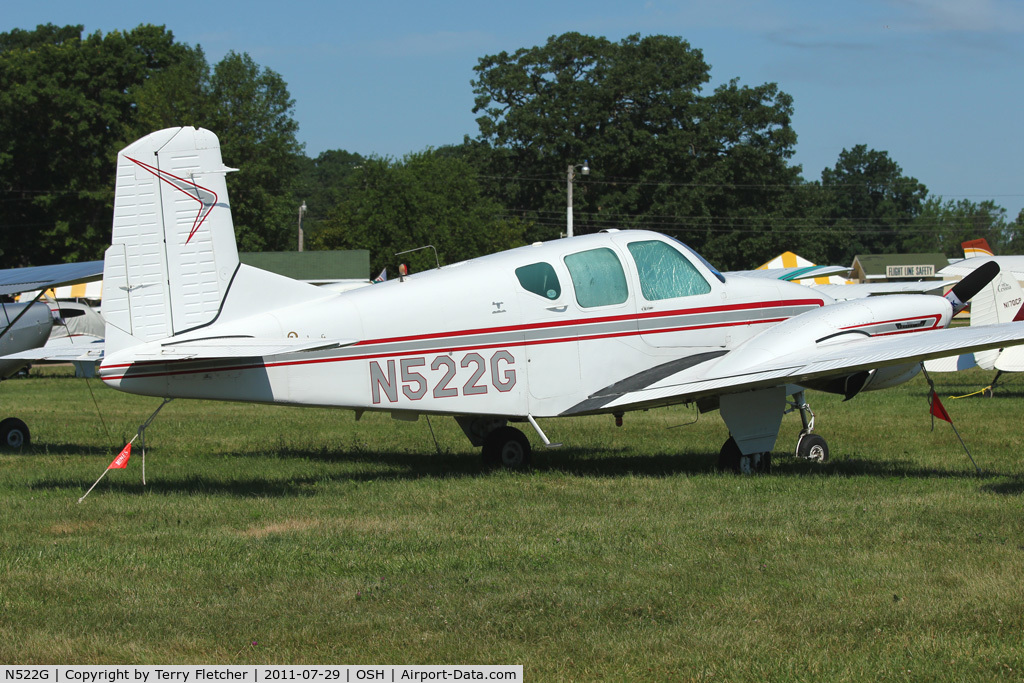 N522G, 1958 Beech 95 C/N TD-80, At 2011 Oshkosh