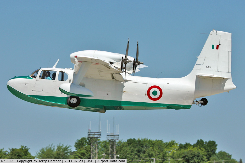 N40022, 1956 Piaggio P.136-L1 C/N 200, At 2011 Oshkosh