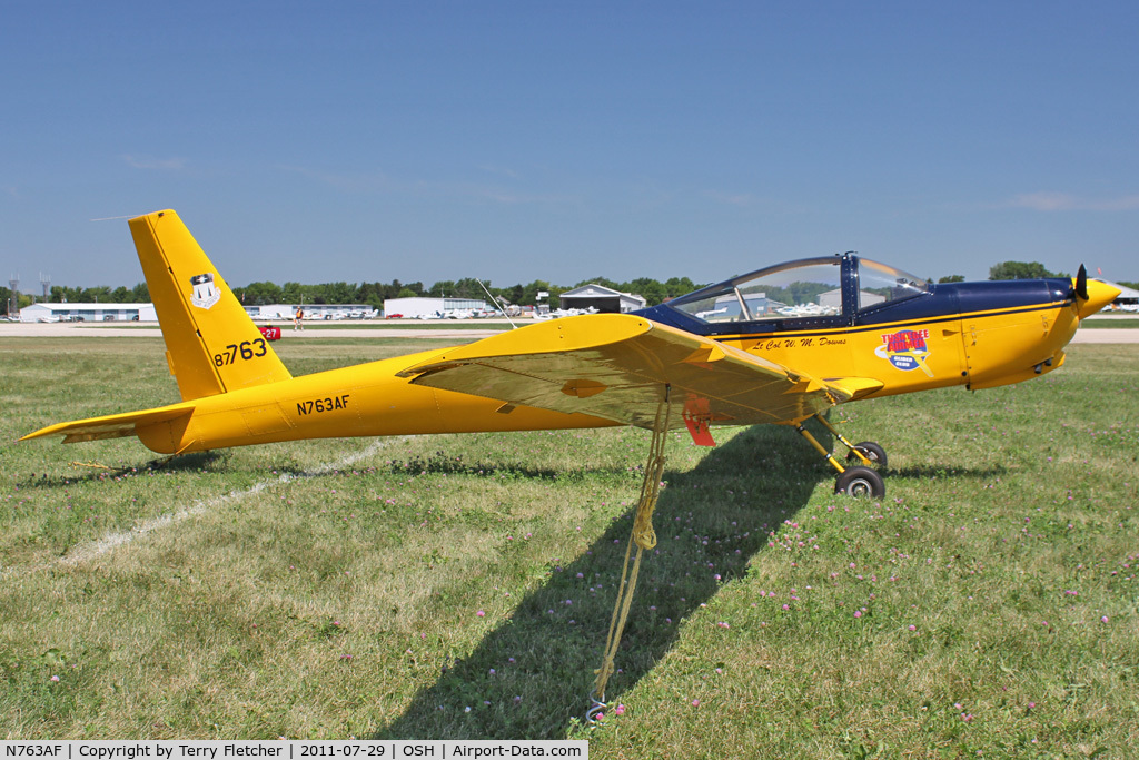 N763AF, 1988 Schweizer SGM2-37 (TG-7) C/N 11, At 2011 Oshkosh