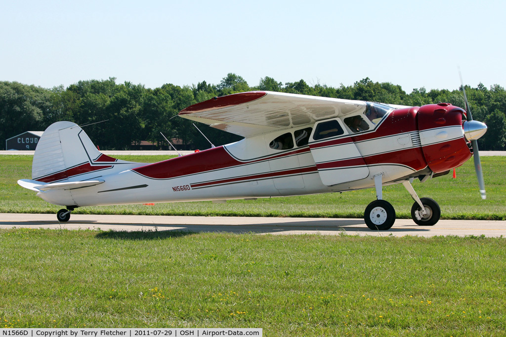 N1566D, 1952 Cessna 195 C/N 7788, At 2011 Oshkosh