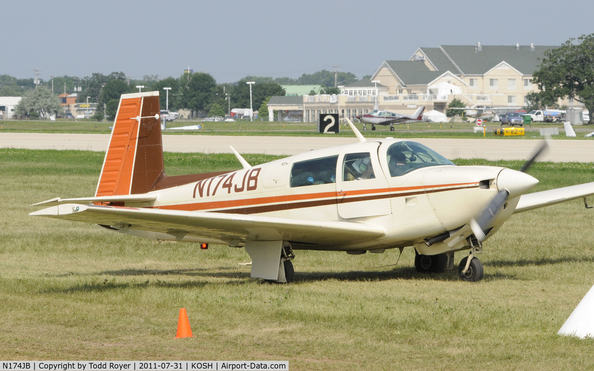 N174JB, 1980 Mooney M20J 201 C/N 24-0954, AIRVENTURE 2011