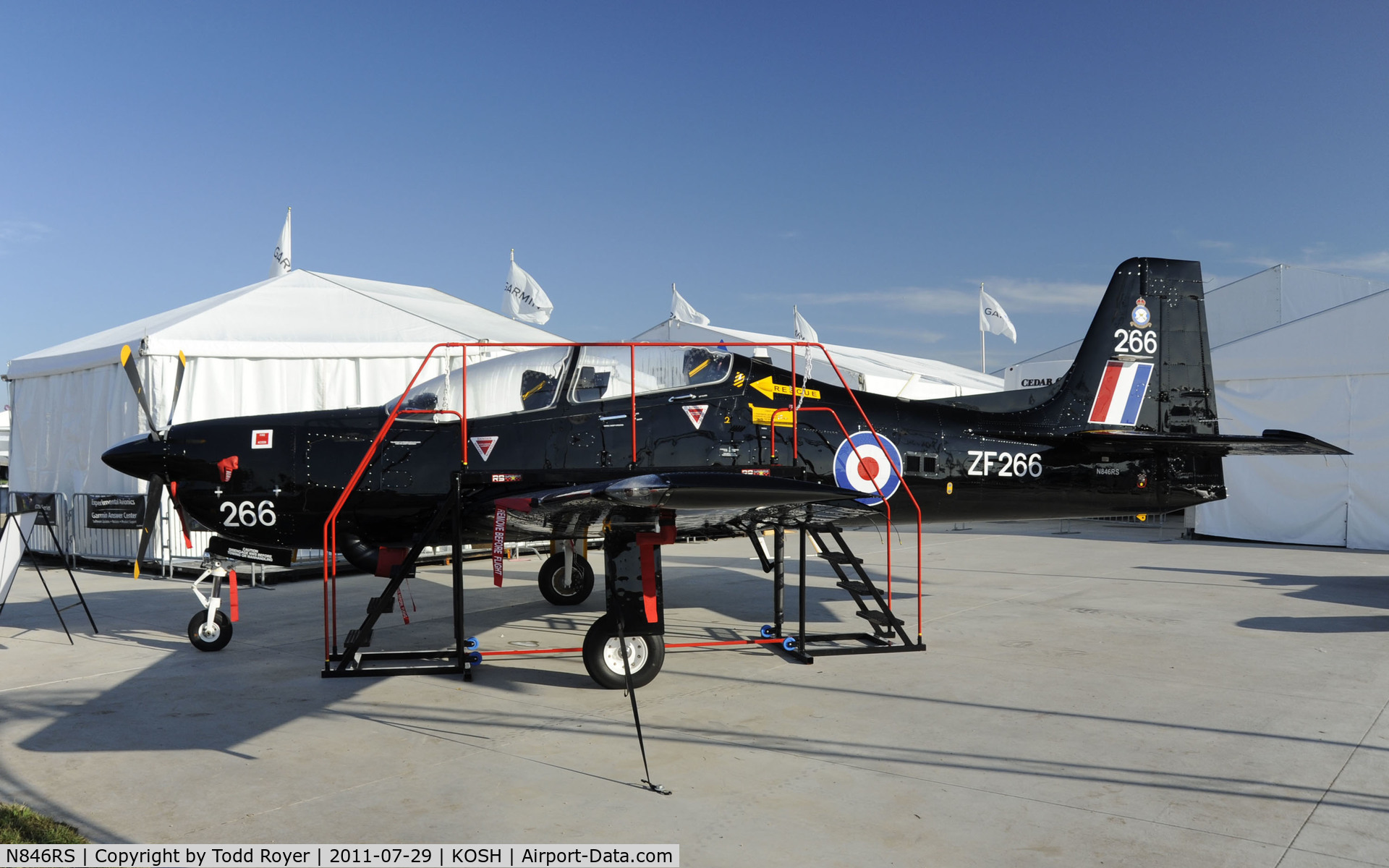 N846RS, 1990 Short S-312 Tucano T1 C/N S056/T50, AIRVENTURE 2011