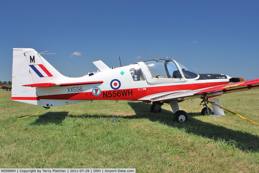 N556WH, 1975 Scottish Aviation Bulldog T.1 C/N BH120/249, At 2011 Oshkosh