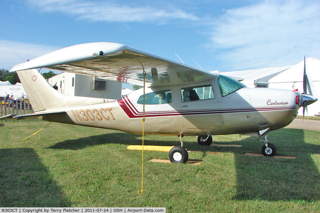 N303CT, 1978 Cessna 210M Centurion C/N 21062591, At 2011 Oshkosh on static display