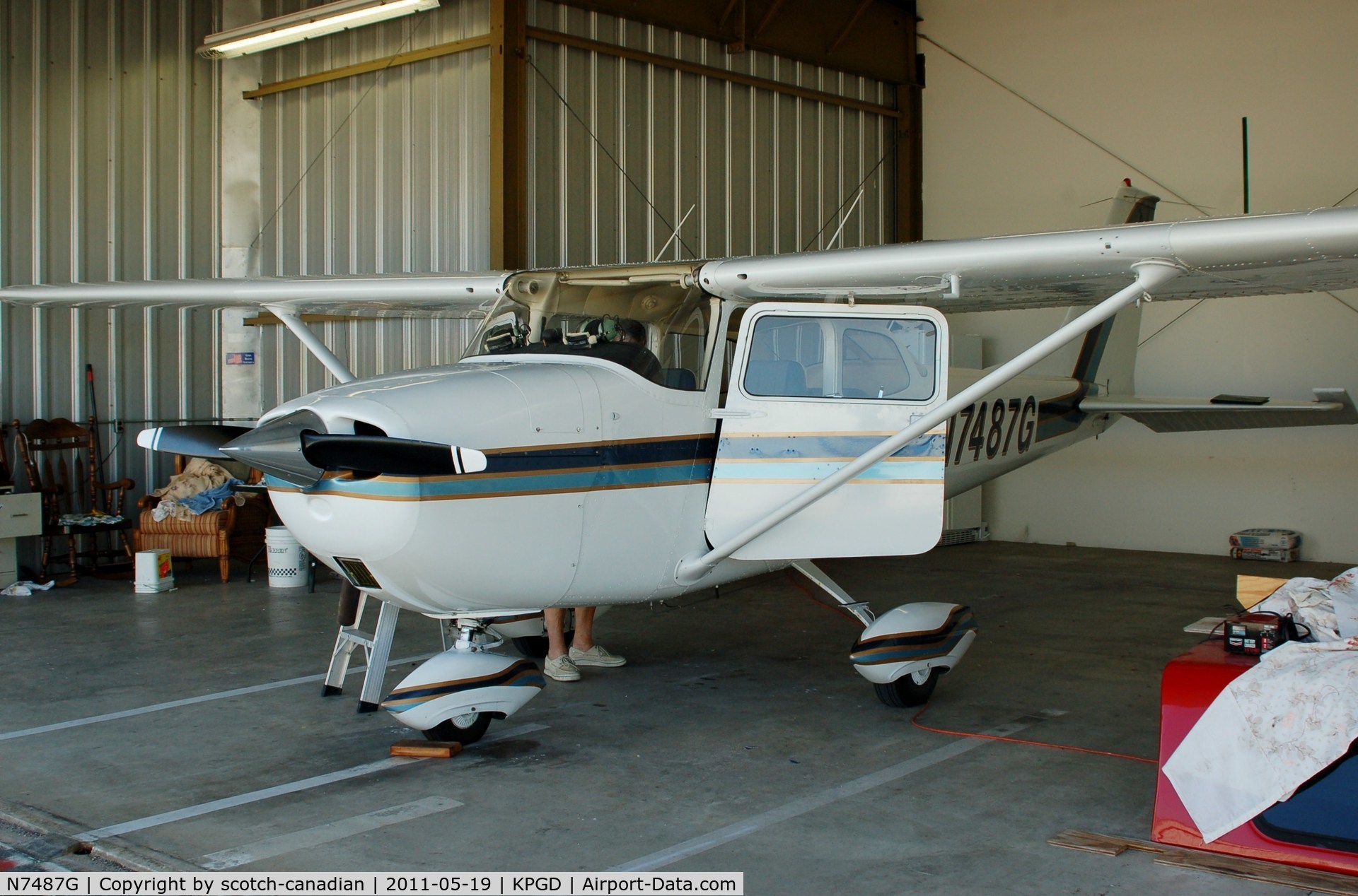 N7487G, 1970 Cessna 172K Skyhawk C/N 17259187, 1970 Cessna 172K N7487G at Charlotte County Airport, Punta Gorda, FL
