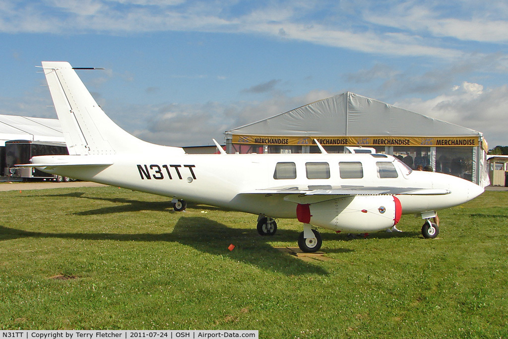 N31TT, 1977 Smith Aerostar 601P C/N 61P-0441-166, Aerostar with Jet engines On static display at 2011 Oshkosh