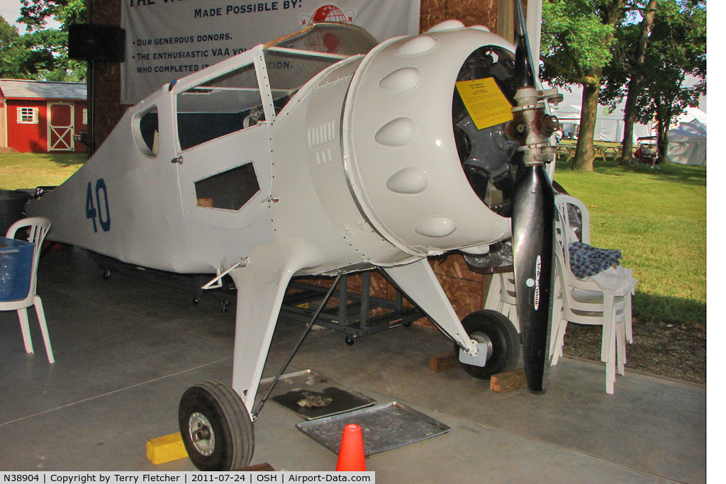 N38904, 1941 Monocoupe 90AW C/N A-827, On static display at 2011 Oshkosh