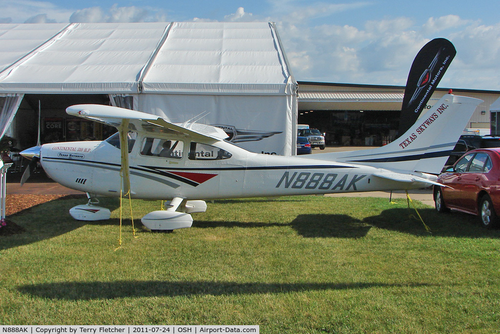 N888AK, 1998 Cessna 182S Skylane C/N 18280284, On static display at 2011 Oshkosh