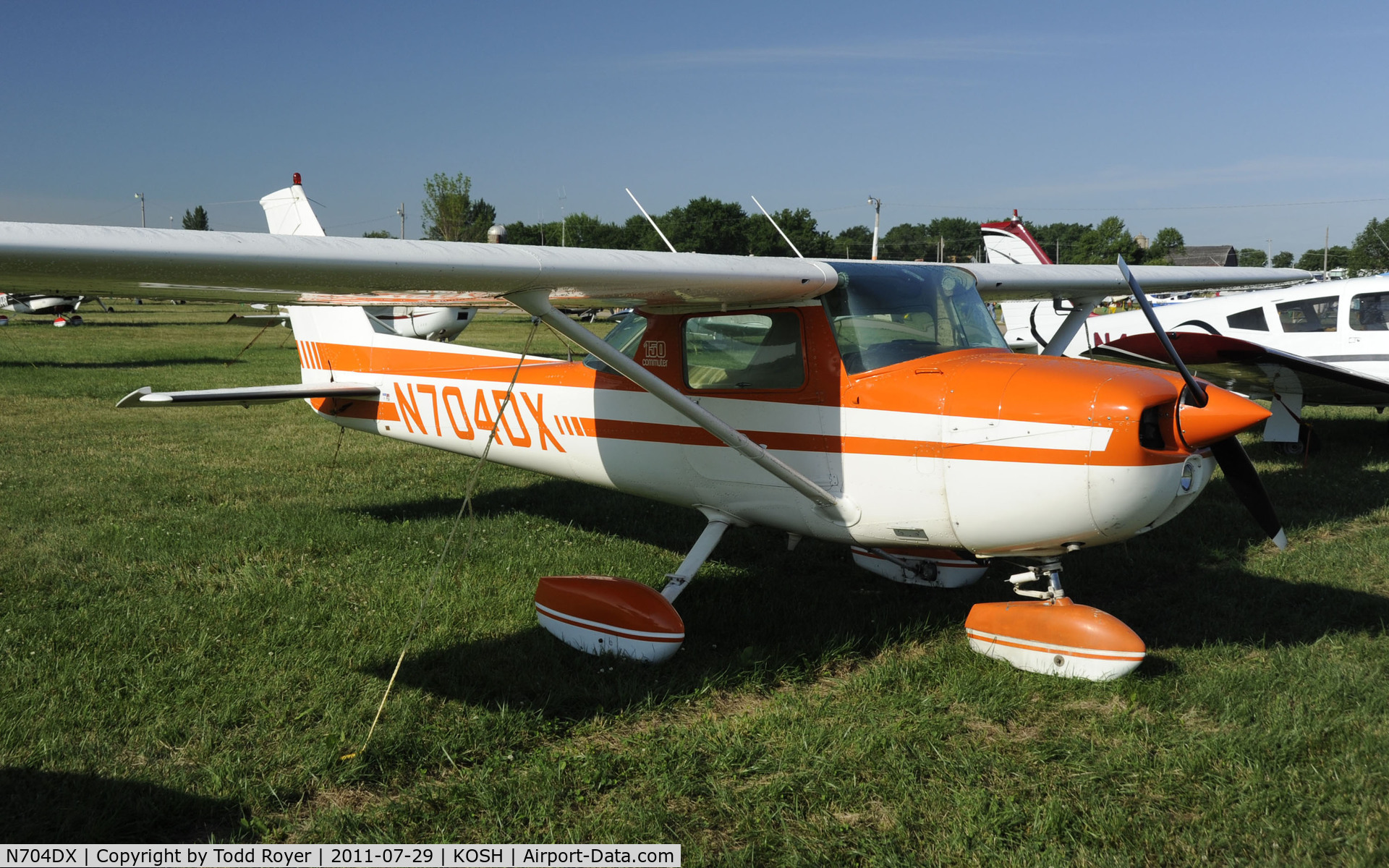 N704DX, 1976 Cessna 150M C/N 15078539, AIRVENTURE 2011