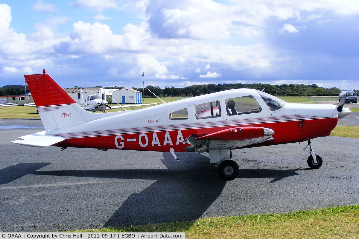 G-OAAA, 1993 Piper PA-28-161 Cherokee Warrior II C/N 2816107, Redhill Air Services Ltd