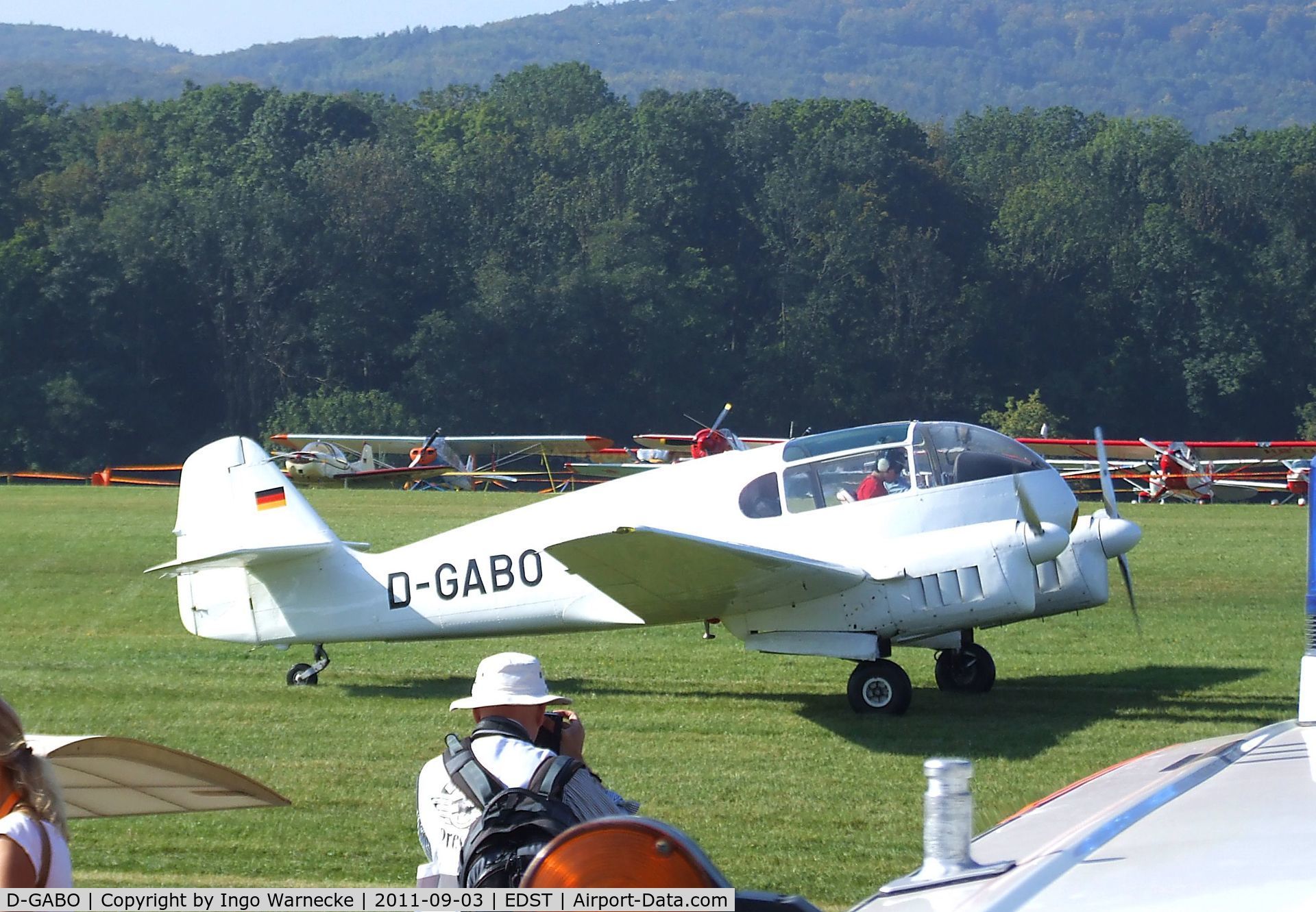 D-GABO, 1961 Let Ae-145 Super Aero 145 C/N 19-020, Aero 145 Super Aero at the 2011 Hahnweide Fly-in, Kirchheim unter Teck airfield