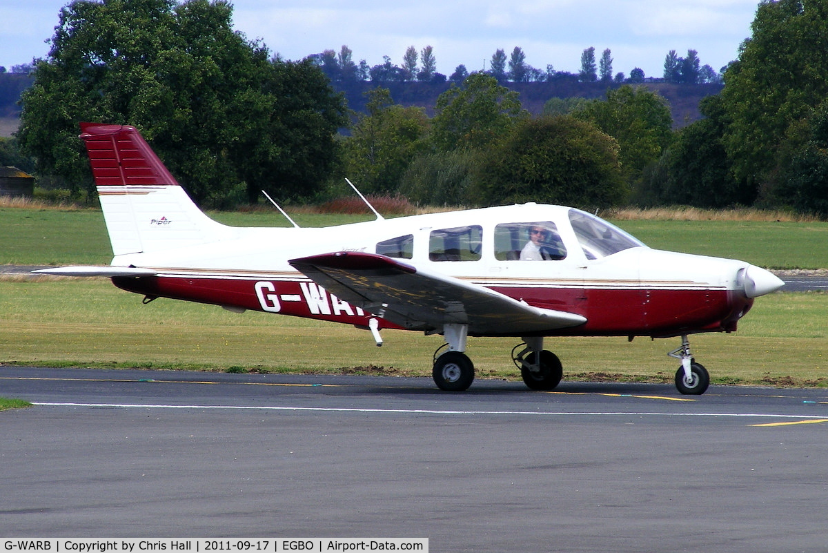 G-WARB, 1998 Piper PA-28-161 Cherokee Warrior III C/N 28-42034, O S F Ltd