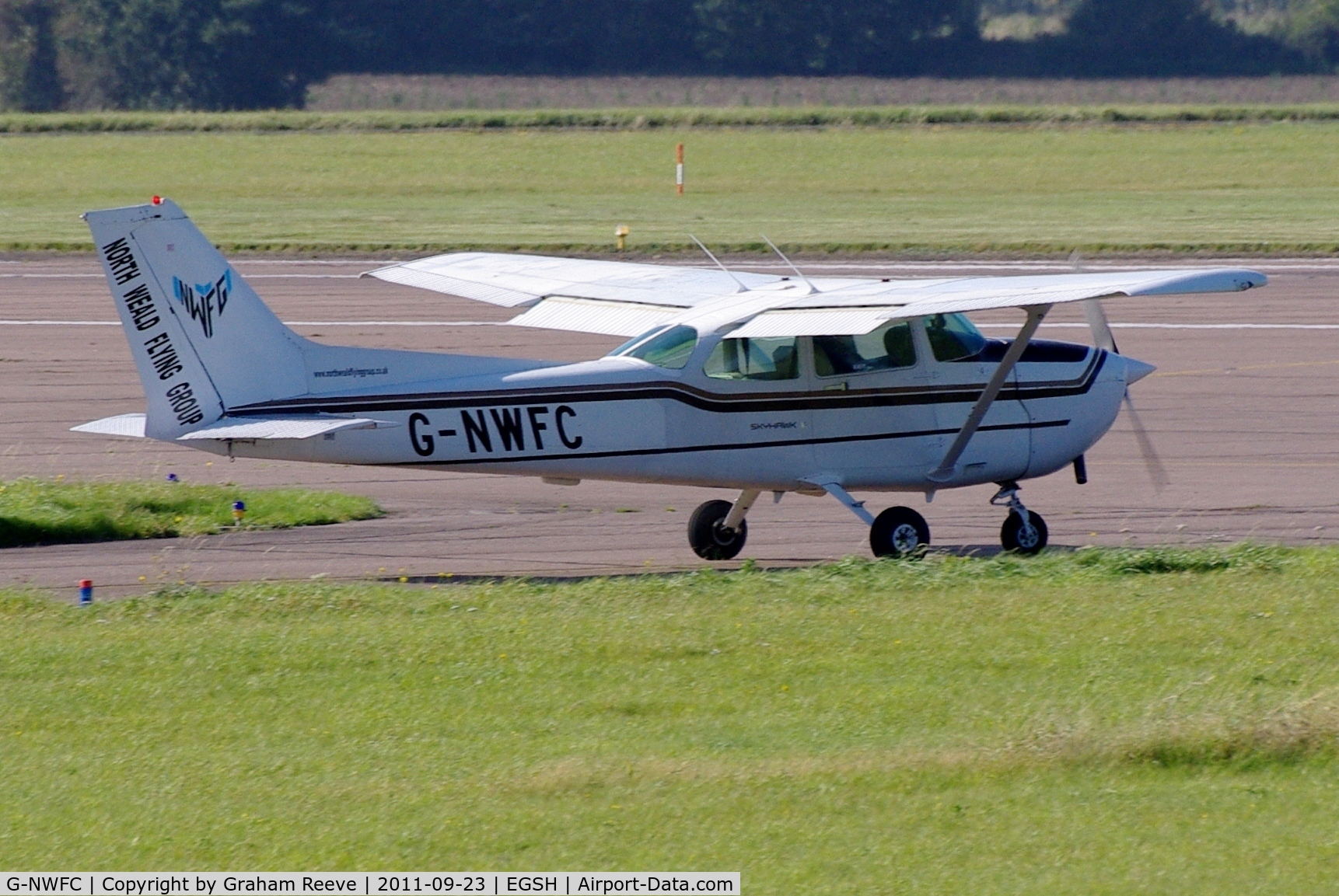 G-NWFC, 1985 Cessna 172P C/N 172-76305, About to depart.