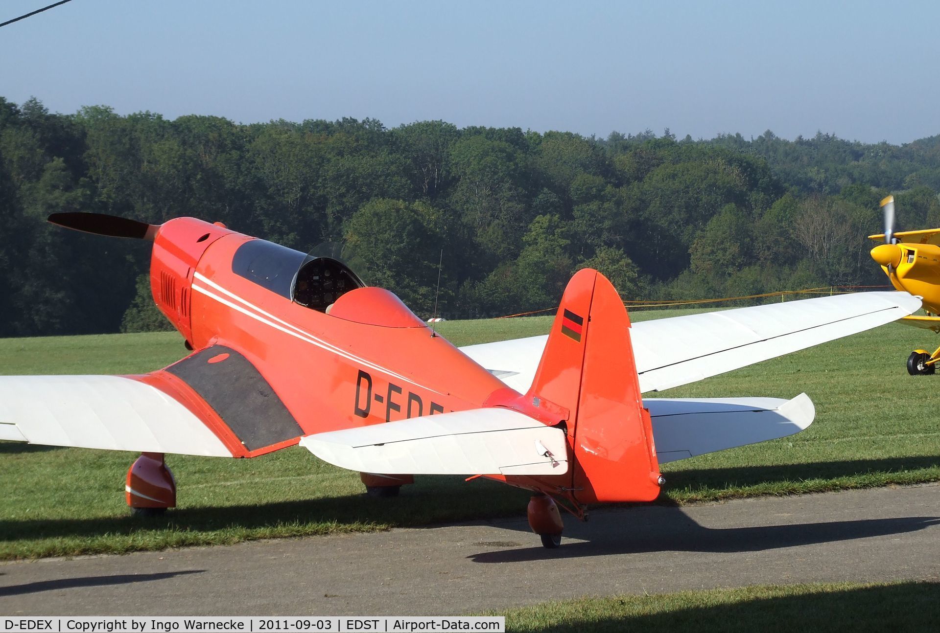 D-EDEX, 1940 Klemm Kl-35 Spezial C/N 1916, Klemm Kl 35 Spezial at the 2011 Hahnweide Fly-in, Kirchheim unter Teck airfield
