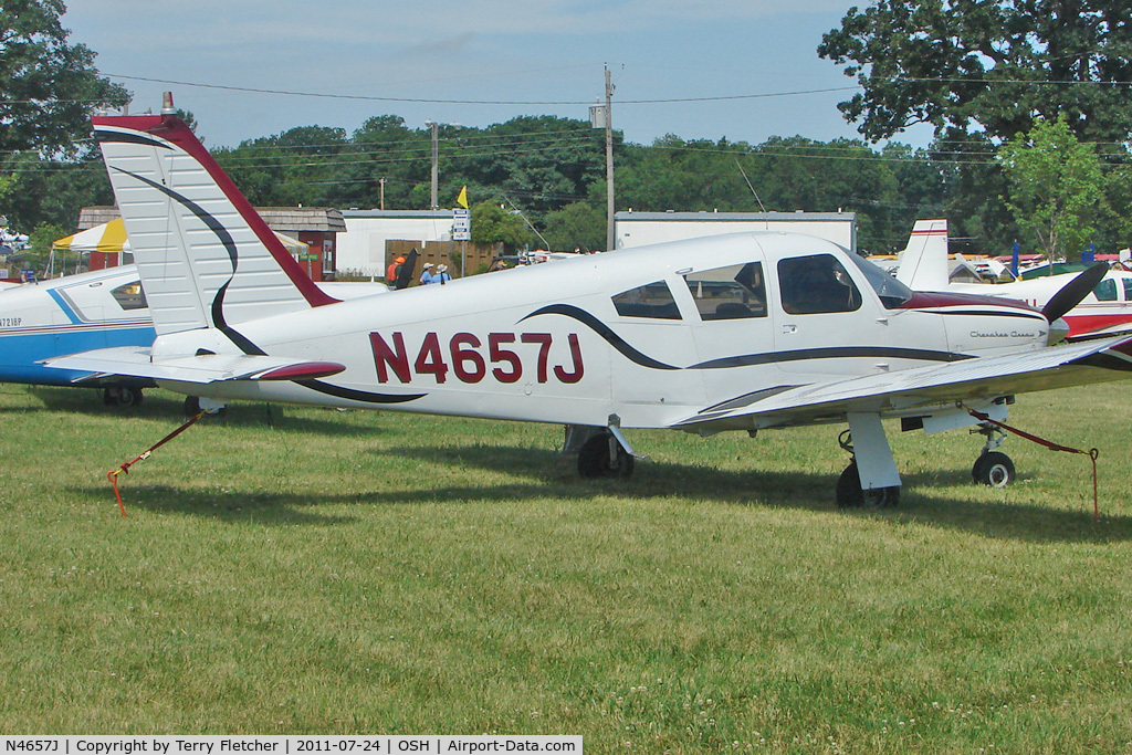 N4657J, 1968 Piper PA-28R-180 Cherokee Arrow C/N 28R-30551, At 2011 Oshkosh