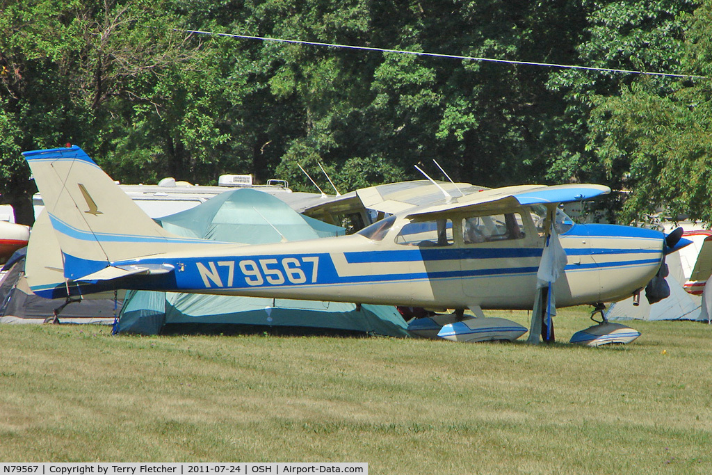 N79567, 1969 Cessna 172K Skyhawk C/N 17258181, At 2011 Oshkosh