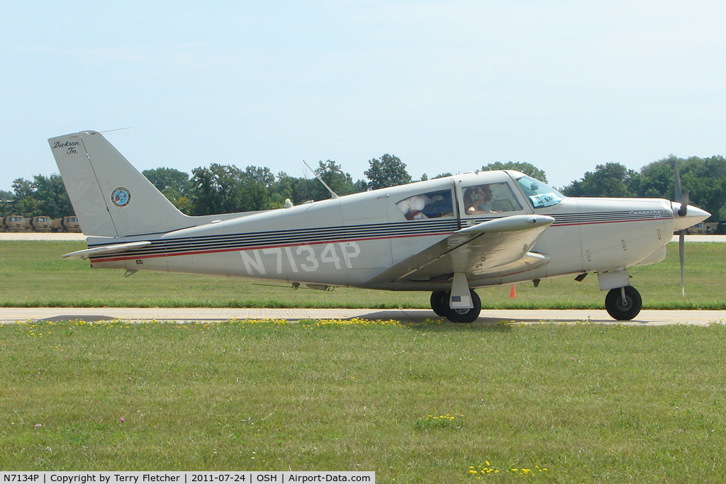 N7134P, 1960 Piper PA-24-250 Comanche C/N 24-2299, At 2011 Oshkosh