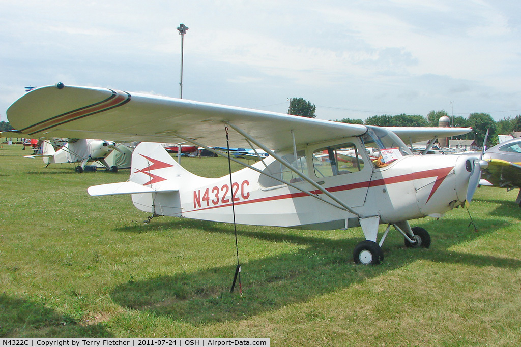 N4322C, 1955 Champion 7EC C/N 7EC-327, At 2011 Oshkosh