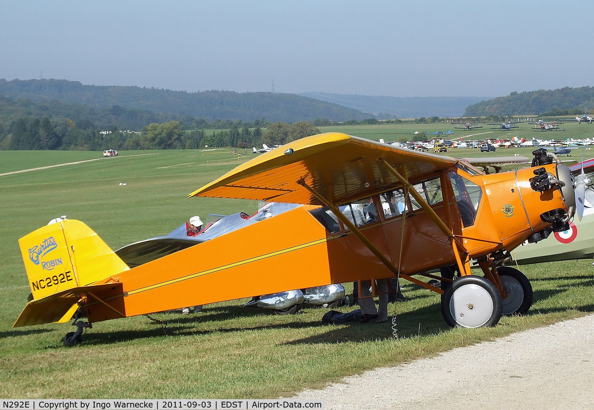 N292E, 1929 Curtiss-Wright Robin J-1 C/N 130, Curtiss-Wright Robin J-1 at the 2011 Hahnweide Fly-in, Kirchheim unter Teck airfield