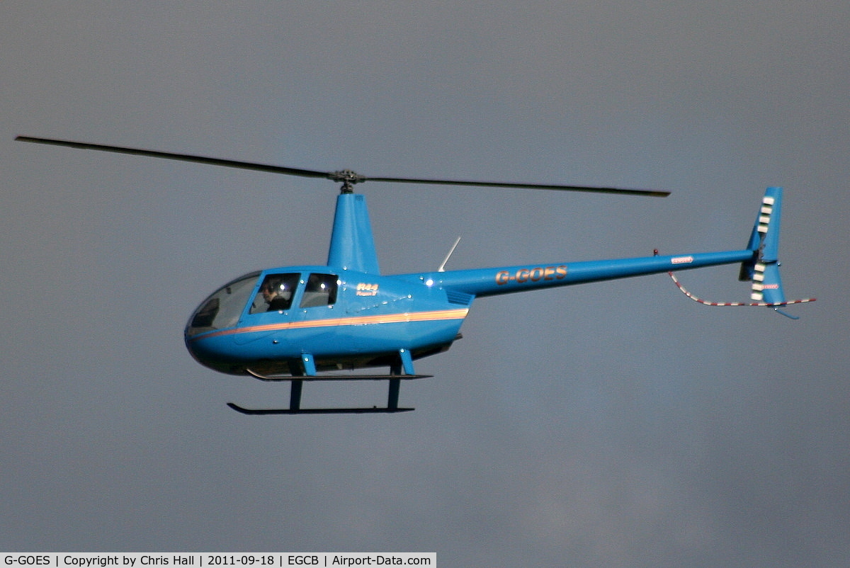 G-GOES, 2005 Robinson R44 Raven II C/N 10942, new Barton resident