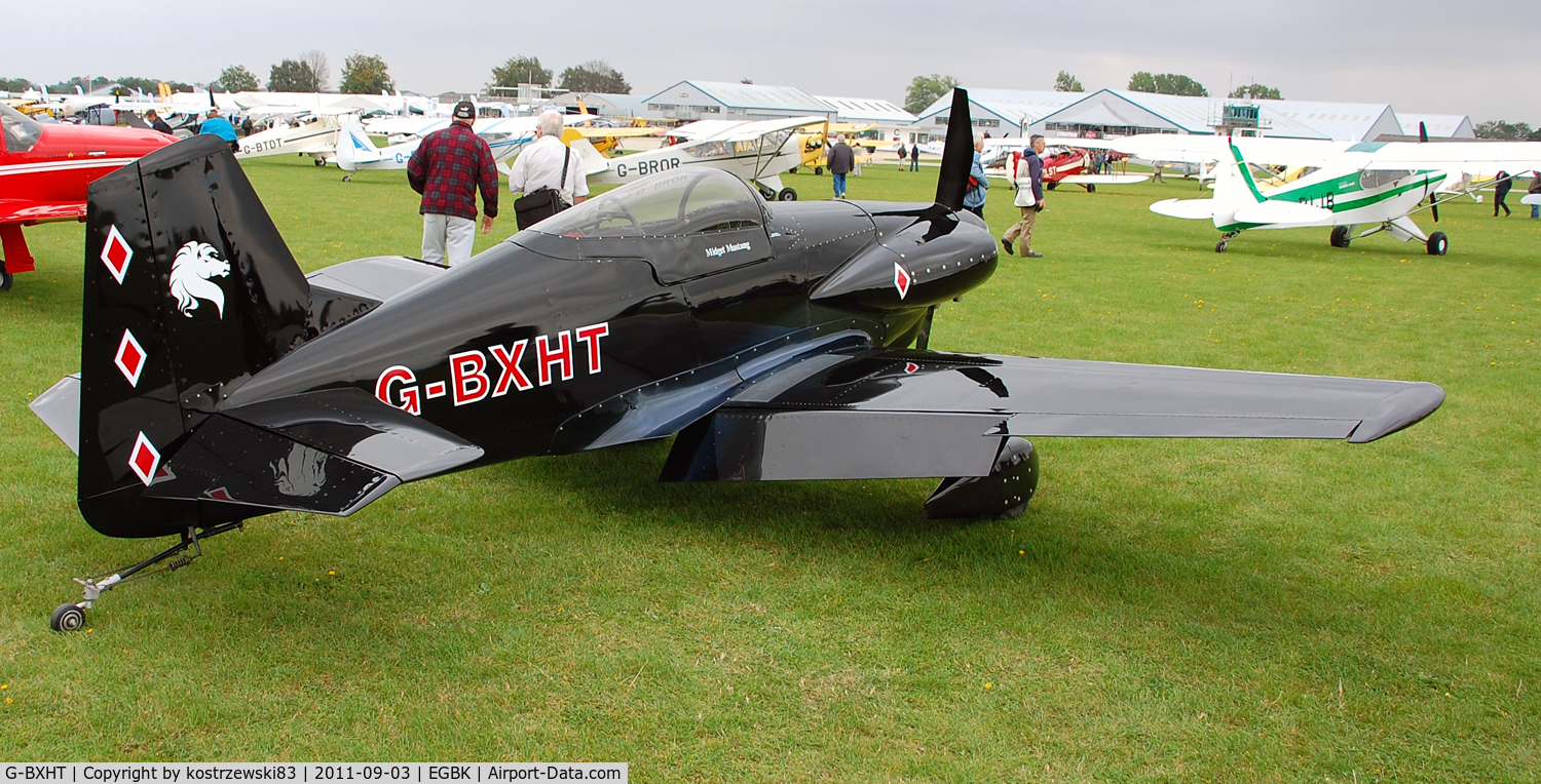 G-BXHT, 2005 Mustang Aeronautics Midget Mustang MM-1 C/N PFA 168-13077, Sywel2011