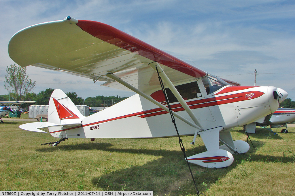 N5569Z, 1962 Piper PA-22-108 Colt C/N 22-9273, At 2011 Oshkosh