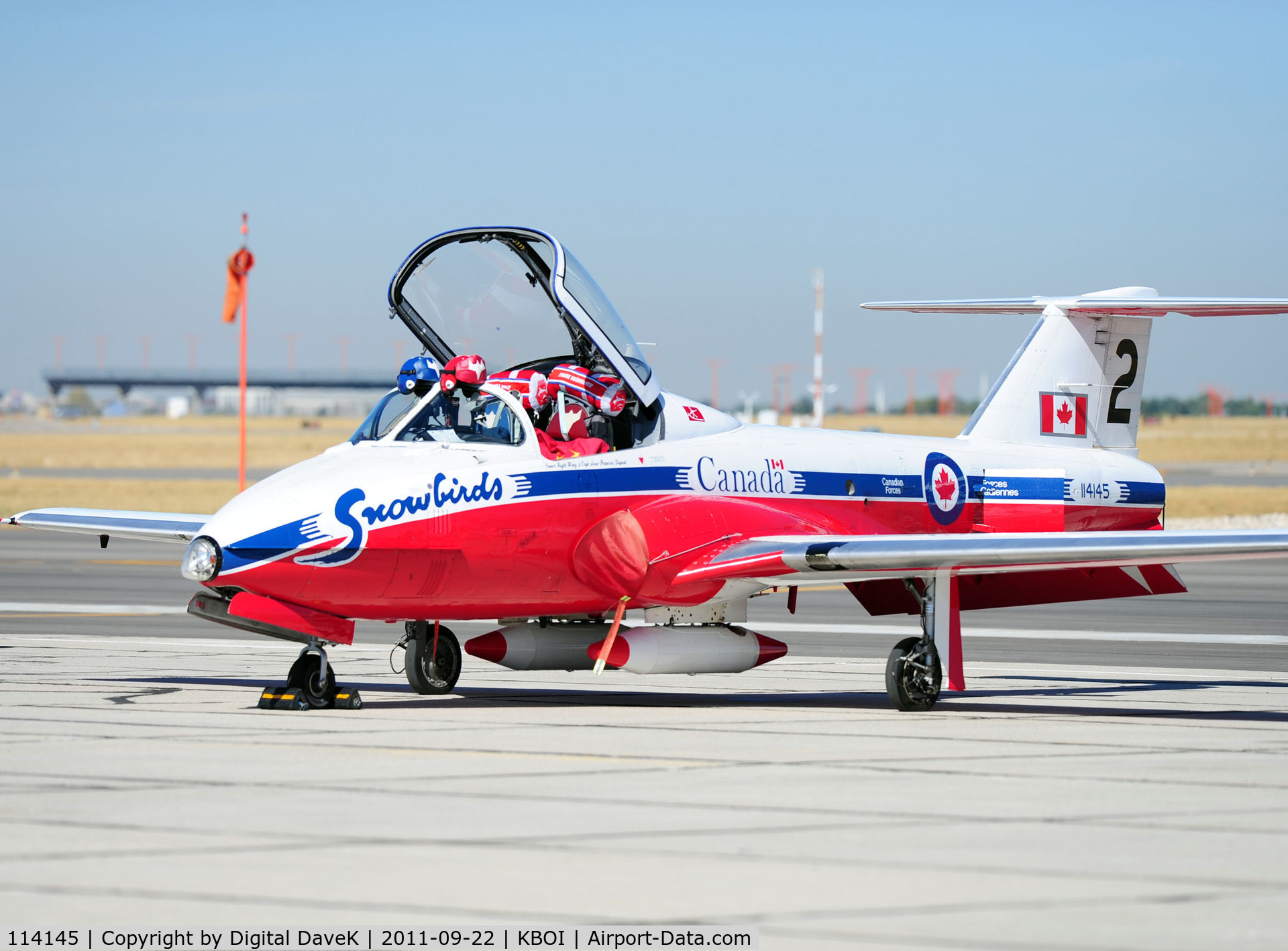 114145, Canadair CT-114 Tutor C/N 1145, On ramp