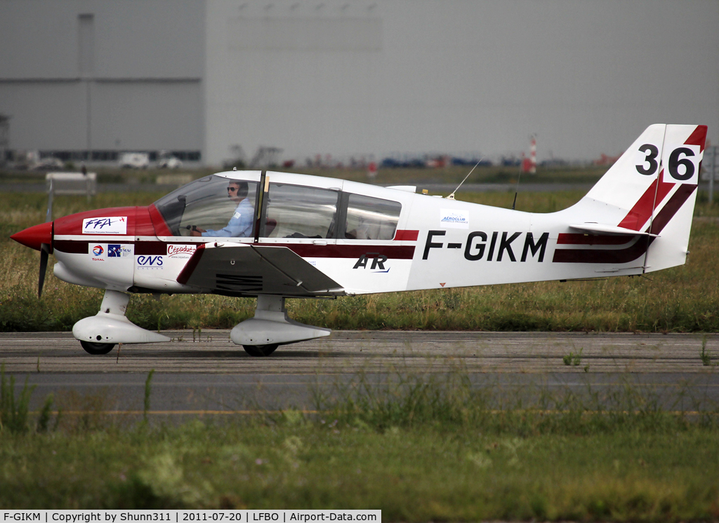 F-GIKM, Robin DR-400-120 C/N 1945, Participant of the French Young Pilot Tour 2011