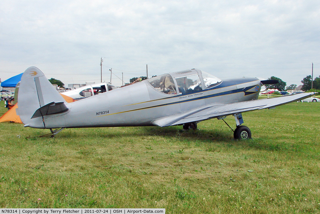 N78314, 1948 Temco GC-1B Swift C/N 2314, At 2011 Oshkosh