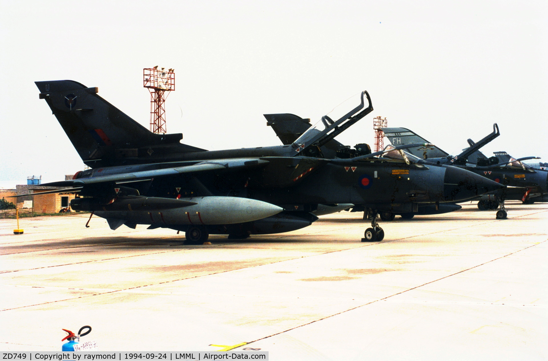 ZD749, 1984 Panavia Tornado GR.1 C/N 384/BS130/3177, Tornado ZD749/U SAOUE RAF