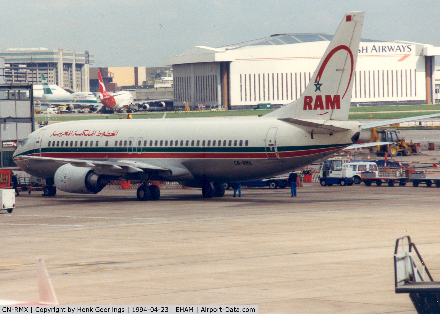 CN-RMX, 1992 Boeing 737-4B6 C/N 26526, royal air maroc - RAM ,
