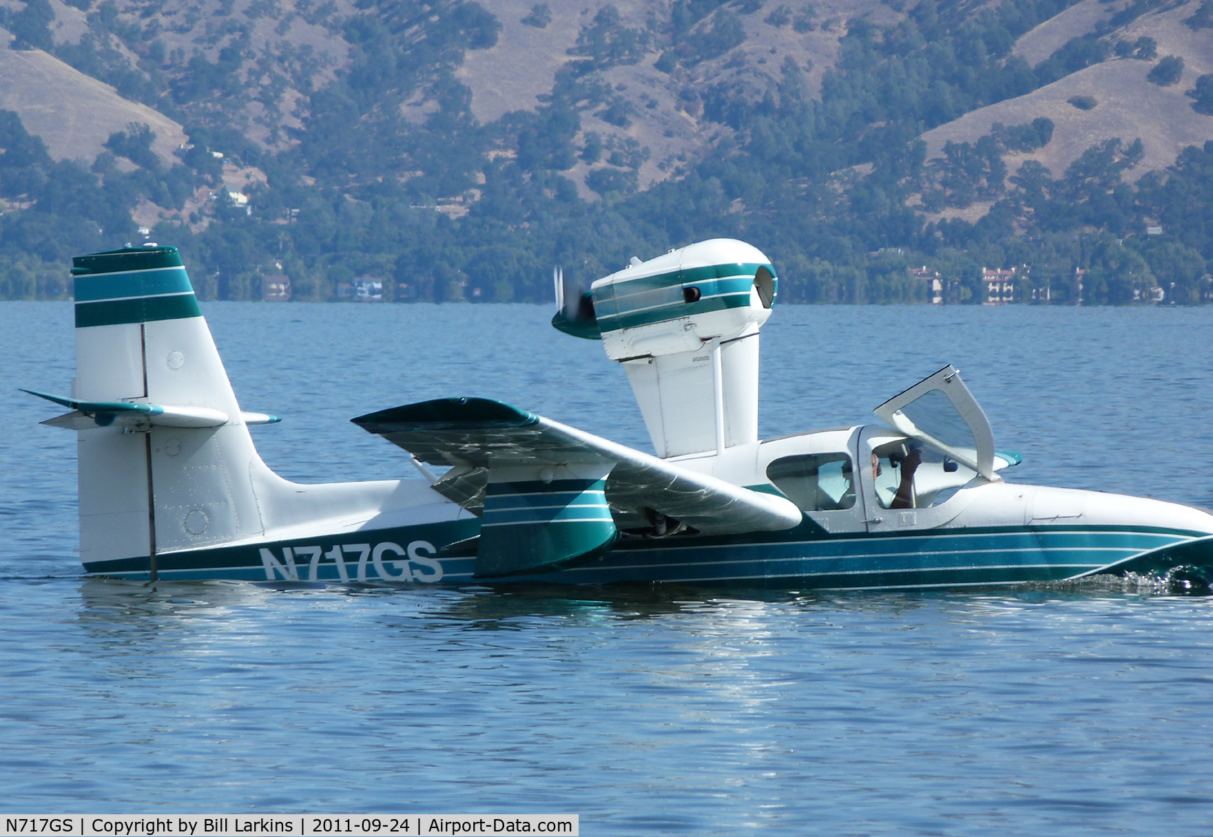 N717GS, 1976 Consolidated Aeronautics Inc. LAKE LA-4-200 C/N 745, Clear Lake, CA