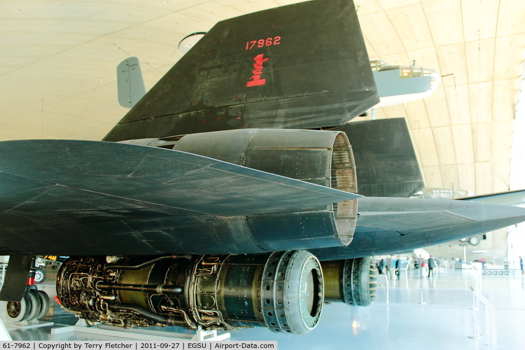 61-7962, 1964 Lockheed SR-71A Blackbird C/N 2013, Exhibited at Imperial War Museum , Duxford
