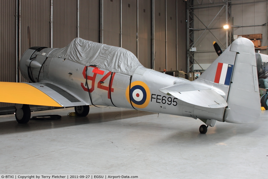 G-BTXI, 1942 Noorduyn AT-16 Harvard IIB C/N 14-429, Exhibited at Imperial War Museum , Duxford
ex 42-892 , and Swedish AF Fv16105