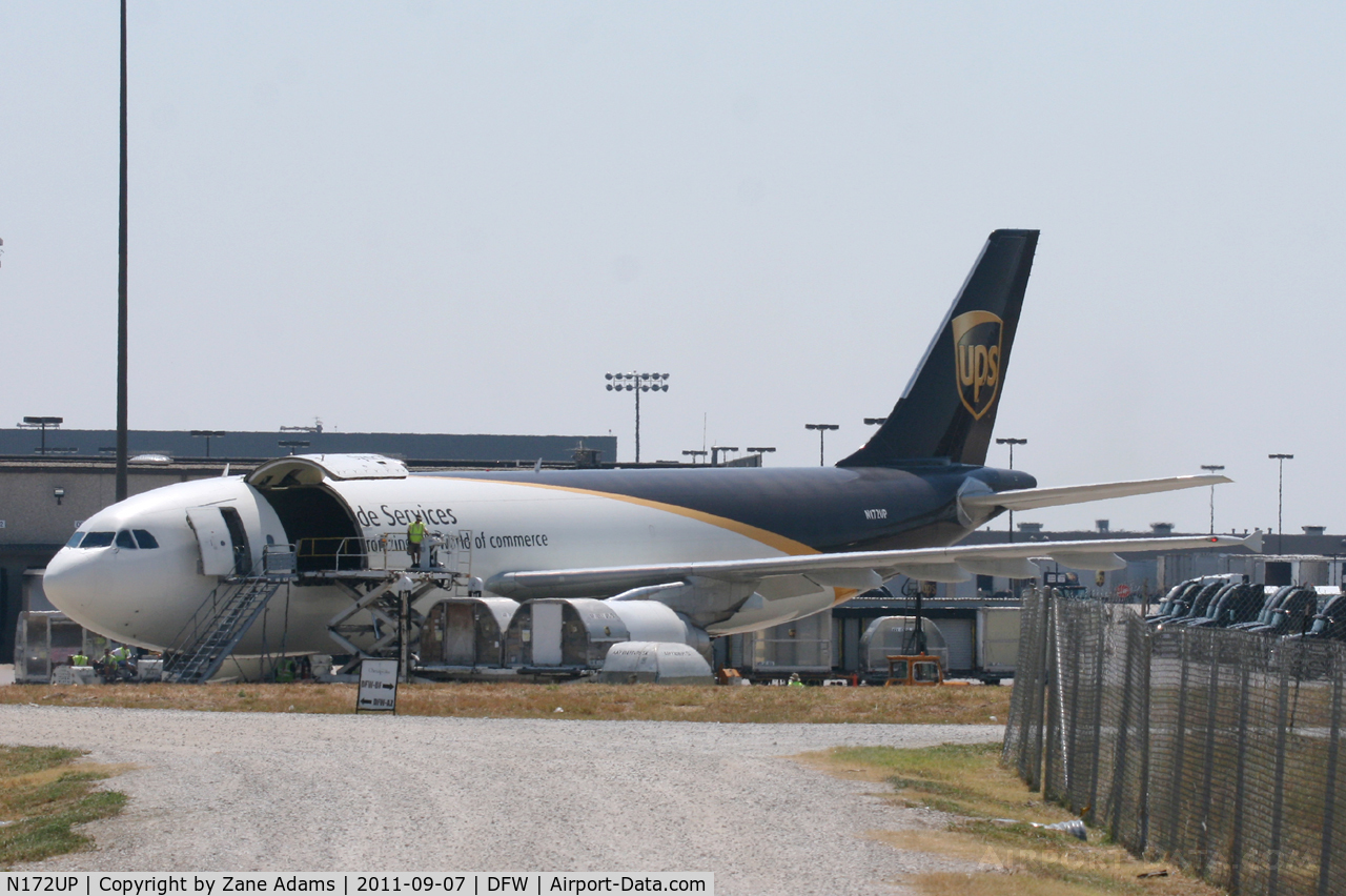 N172UP, 2006 Airbus A300F4-622R C/N 0867, UPS at DFW Airport