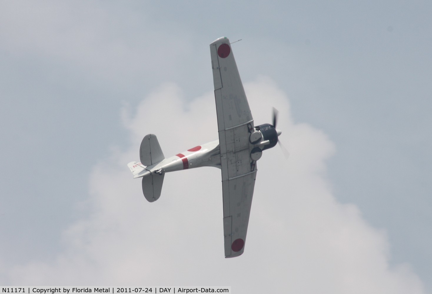 N11171, 1942 North American AT-6B Texan C/N 84-7800, AT-6B modified to look like a Zero