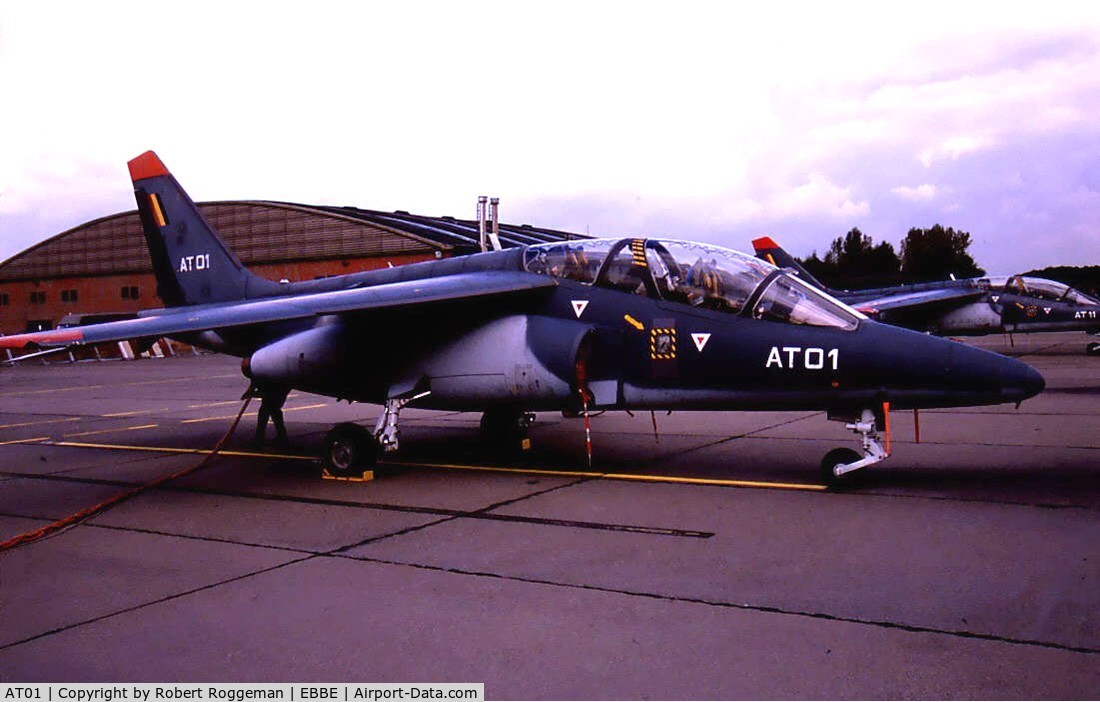 AT01, 1978 Dassault-Dornier Alpha Jet 1B C/N B01/1013, 1990's.