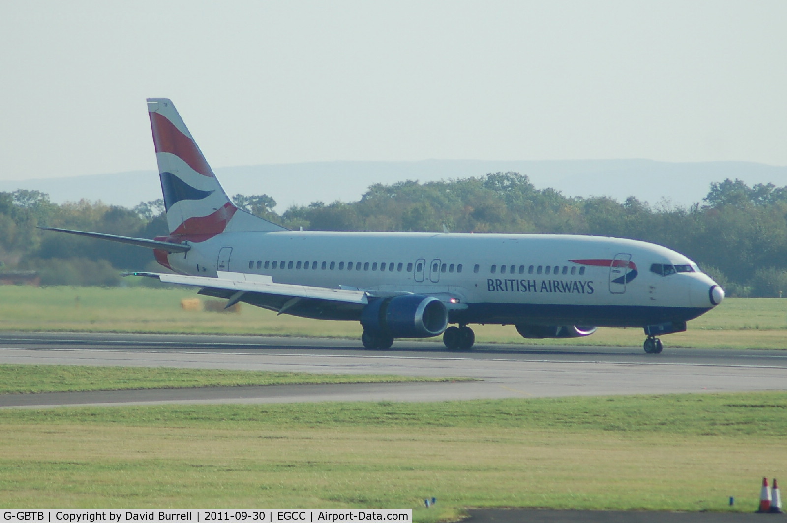 G-GBTB, 1993 Boeing 737-436 C/N 25860, British Airways Boeing 737 Manchester Airport