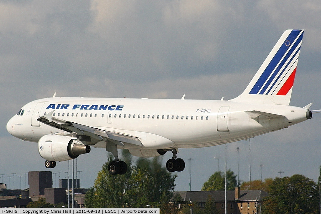 F-GRHS, 2001 Airbus A319-111 C/N 1444, Air France
