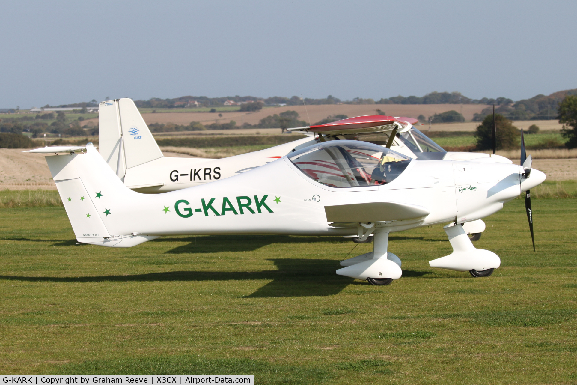 G-KARK, 2006 Dyn'Aero MCR-01 Club C/N PFA 301A-14010, Parked at Northrepps.