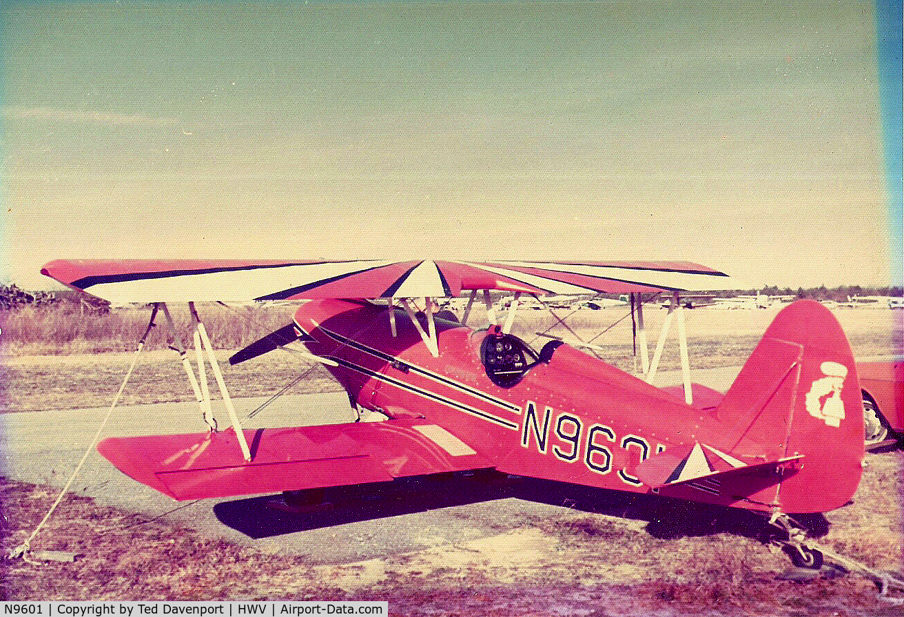 N9601, EAA Biplane C/N 1 (N9601), Biplane built by me and Joe Laterra.1971