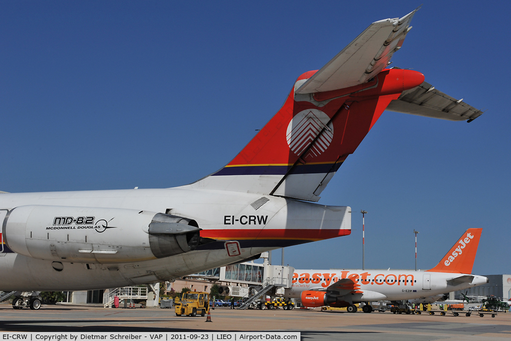 EI-CRW, 1991 McDonnell Douglas MD-83 (DC-9-83) C/N 49951, Meridiana MD80