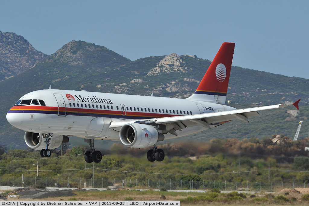 EI-DFA, 2000 Airbus A320-232 C/N 1305, Meridiana Airbus 319