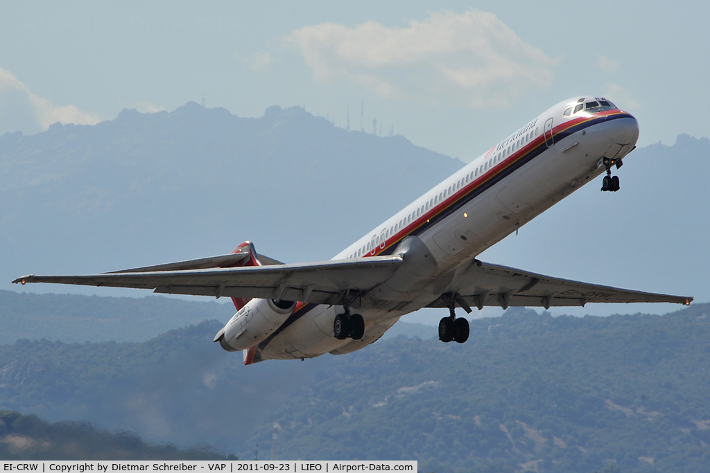 EI-CRW, 1991 McDonnell Douglas MD-83 (DC-9-83) C/N 49951, Meridiana MD80