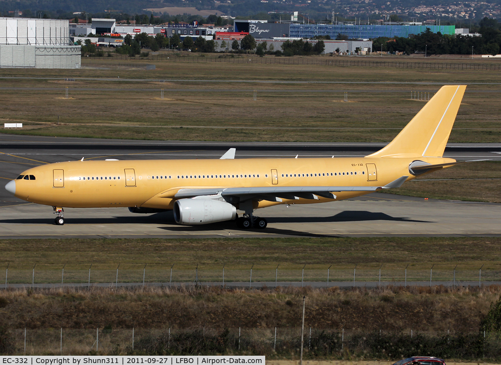 EC-332, 2011 Airbus A330-243/MRTT C/N 1250, Ferry flight to MAD for outfitting in MRTT aircraft...