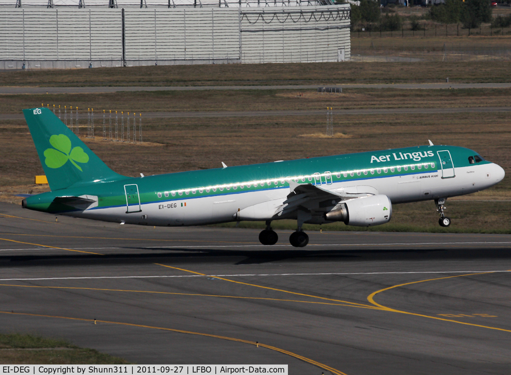 EI-DEG, 2004 Airbus A320-214 C/N 2272, Landing rwy 14R