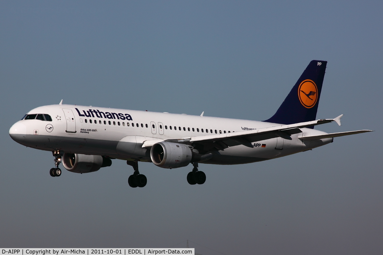 D-AIPP, 1990 Airbus A320-211 C/N 110, Lufthansa, Airbus A320-211, CN: 0110, Name: Starnberg